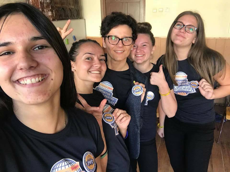 Smiling students at an Association activity